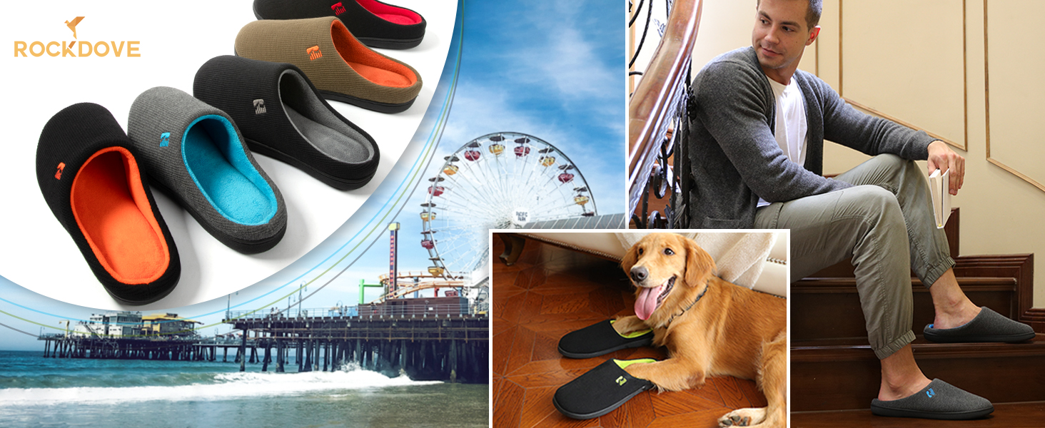 RockDove Men's Slippers